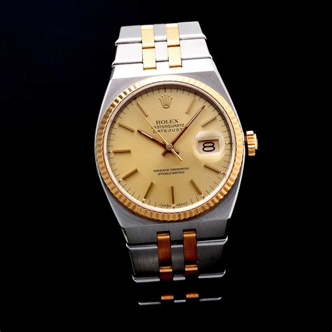 rolex oyster quartz white gold|rolex oyster quartz for sale.